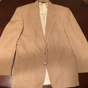 Mens Blazer. Tan. Size MEDIUM